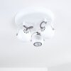 Plafonnier Gadmen Blanc, 3 lumières