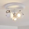 Plafonnier Gadmen Blanc, 3 lumières