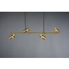 Suspension Trio Marley Vieux laiton, 4 lumières