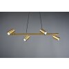Suspension Trio Marley Vieux laiton, 4 lumières