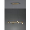 Suspension Trio Marley Vieux laiton, 4 lumières