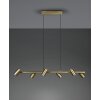 Suspension Trio Marley Vieux laiton, 6 lumières