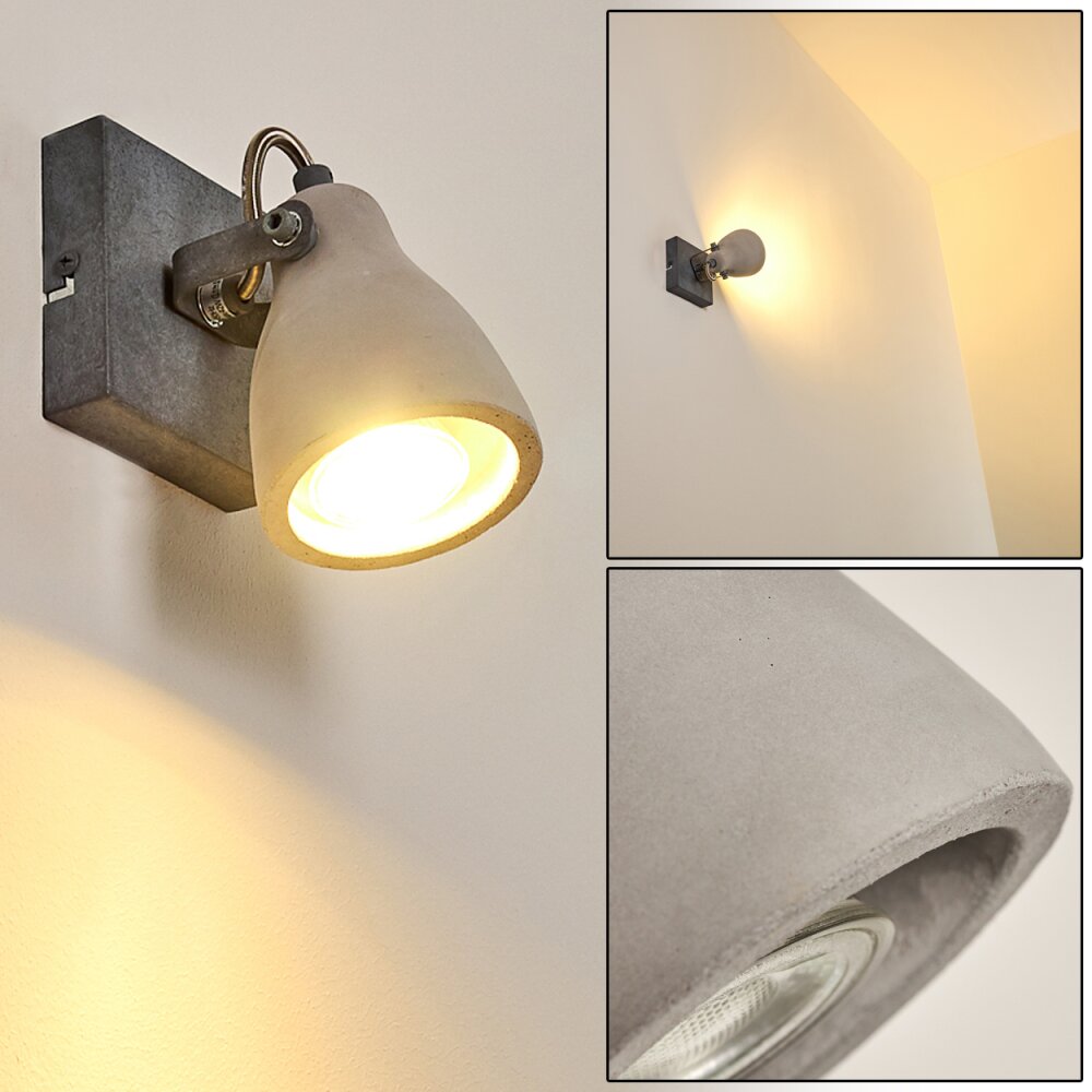 Applique murale Lomma Gris, 1 lumière main product photo