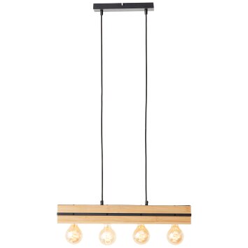 Suspension Brilliant Benny Noir, 4 lumières Suspension Brilliant Benny Noir, 4 lumières