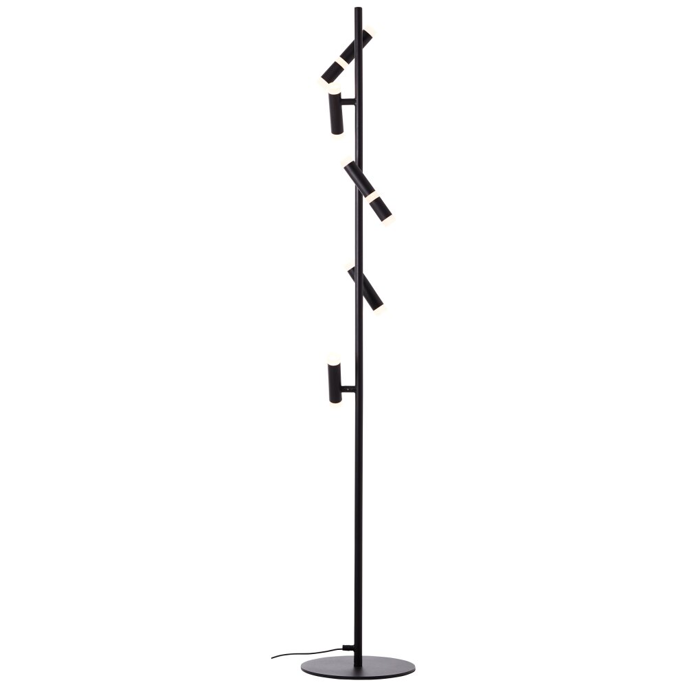 Lampadaire Brilliant Lagano LED Noir, 1 lumière main product photo