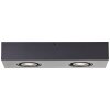 Plafonnier Brilliant Doro LED Noir, 2 lumières