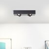Plafonnier Brilliant Doro LED Noir, 2 lumières