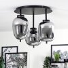 Plafonnier  Verbania Noir, 3 lumières