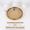 Plafonnier  Pintacura Laiton, 3 lumières