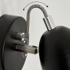 Applique murale  Moesdorf LED Nickel mat, Noir, 1 lumière