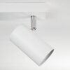 Plafonnier  Javel Chrome, Blanc, 5 lumières