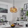 Suspension  Collanco Noir, 1 lumière