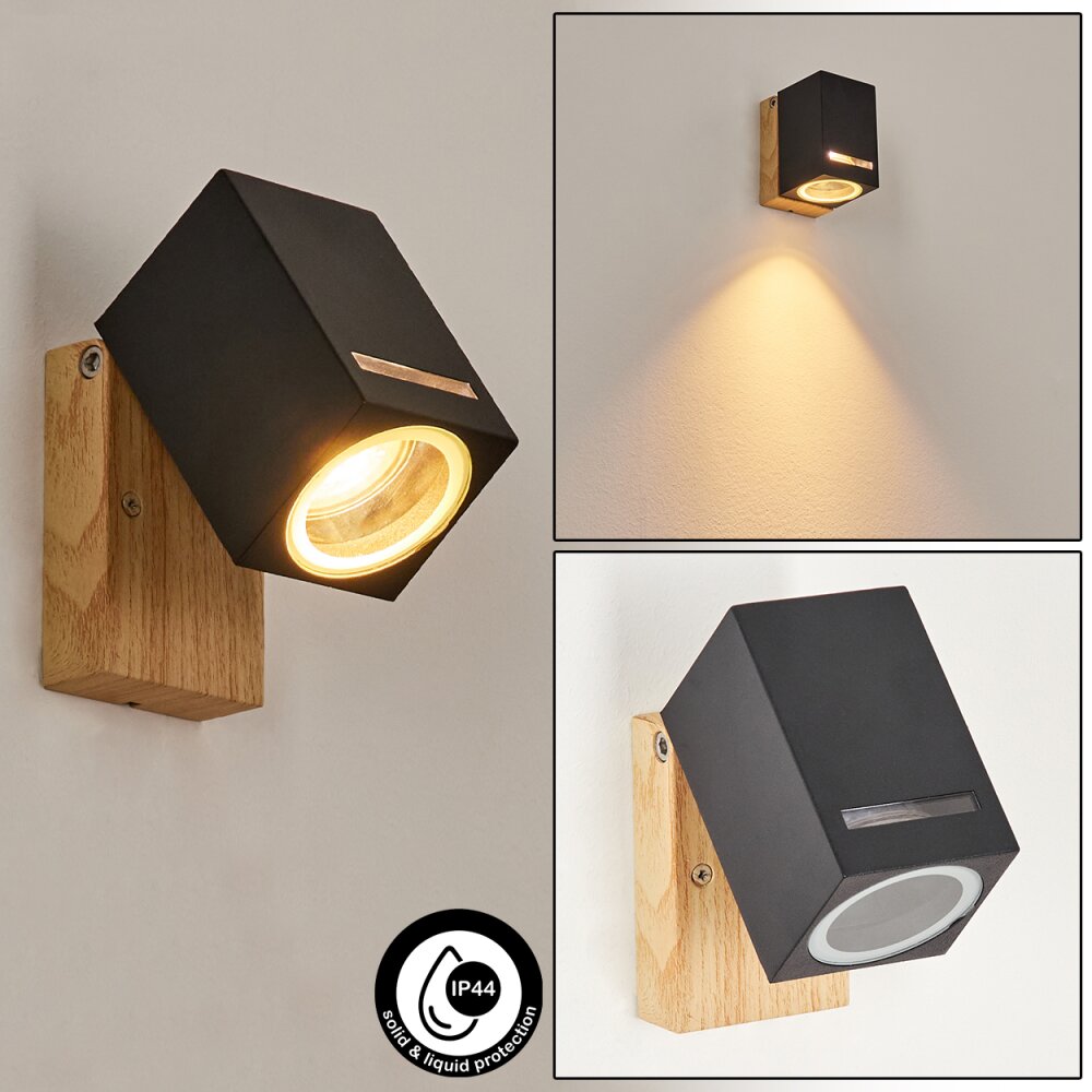 Applique murale d'extérieur Auchac Couleur bois, Écru, 1 lumière main product photo