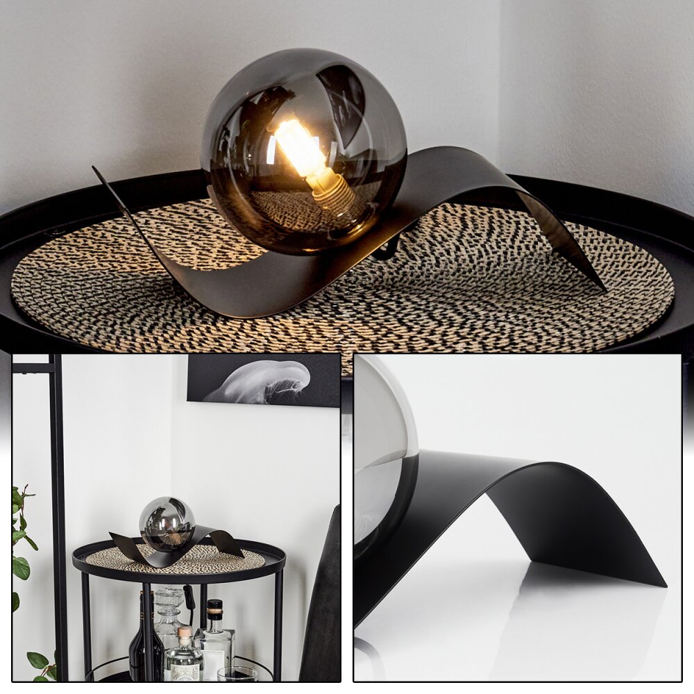 Lampe de table  Cajoncito Noir, 1 lumière main product photo