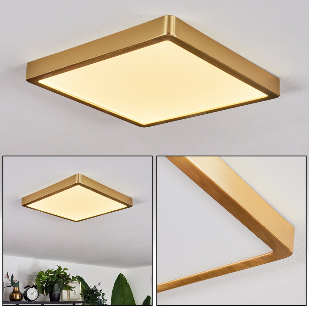Plafonnier Finsrud LED Or, 1 lumière main product photo