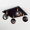 Plafonnier  Tome LED Laiton, Noir, 4 lumières