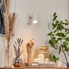 Applique murale  Javel Chrome, Blanc, 1 lumière