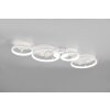 Plafonnier Trio Groovy LED Blanc, 1 lumière