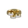 Plafonnier Trio Franklin LED Laiton, 3 lumières