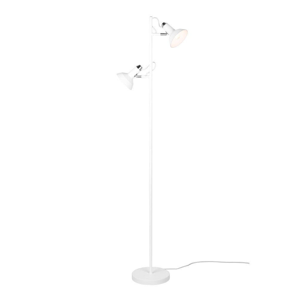 Lampadaire Trio Roxie Blanc, 2 lumières main product photo
