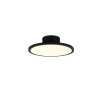 Plafonnier Trio Tray LED Noir, 1 lumière
