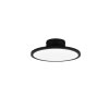 Plafonnier Trio Tray LED Noir, 1 lumière
