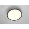 Plafonnier Trio Tray LED Noir, 1 lumière