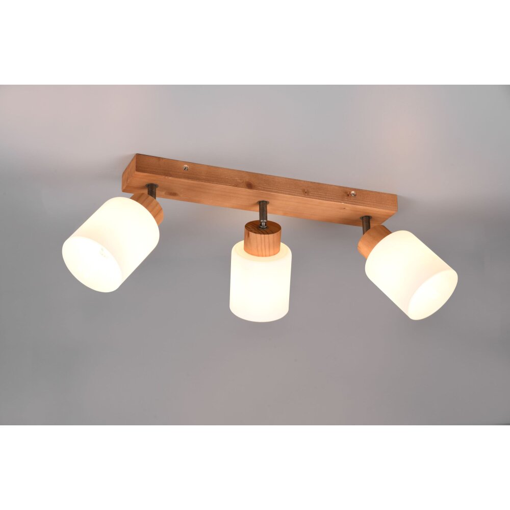 Plafonnier Reality Assam Écru, 3 lumières main product photo