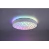 Plafonnier Reality Chizu LED Blanc, 1 lumière, Télécommandes, Changeur de couleurs