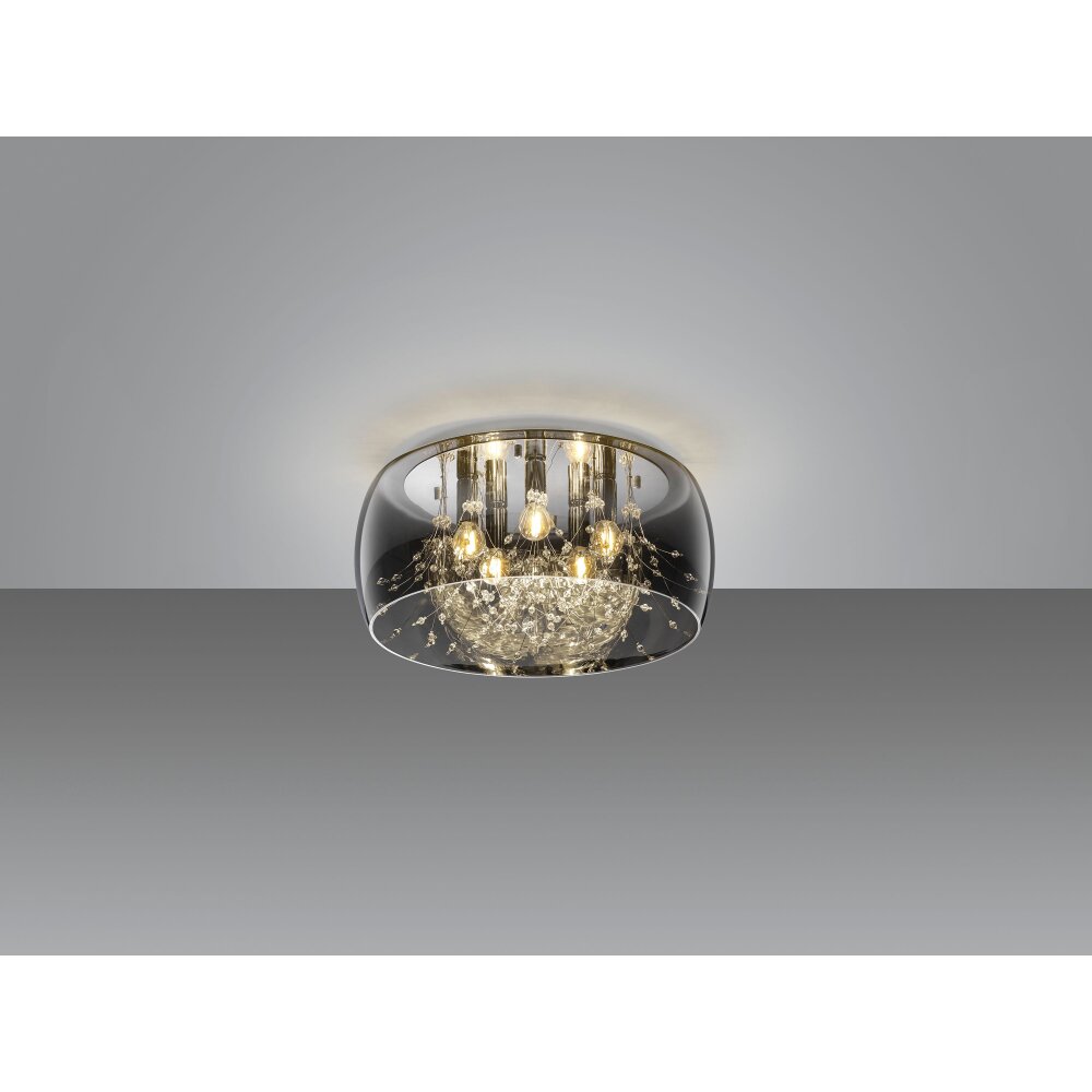 Plafonnier Trio Crystel Chrome, 5 lumières main product photo