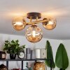 Plafonnier  Chehalis LED Laiton, Noir, 3 lumières
