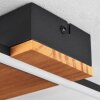 Plafonnier  Courceaux LED Écru, Noir, 1 lumière