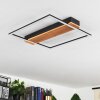 Plafonnier  Courceaux LED Écru, Noir, 1 lumière