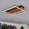 Plafonnier  Courceaux LED Écru, Noir, 1 lumière