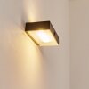 applique solaire  Seilhac LED Noir, 1 lumière, Détecteur de mouvement