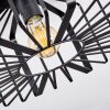 Plafonnier  Oravi Noir, 1 lumière