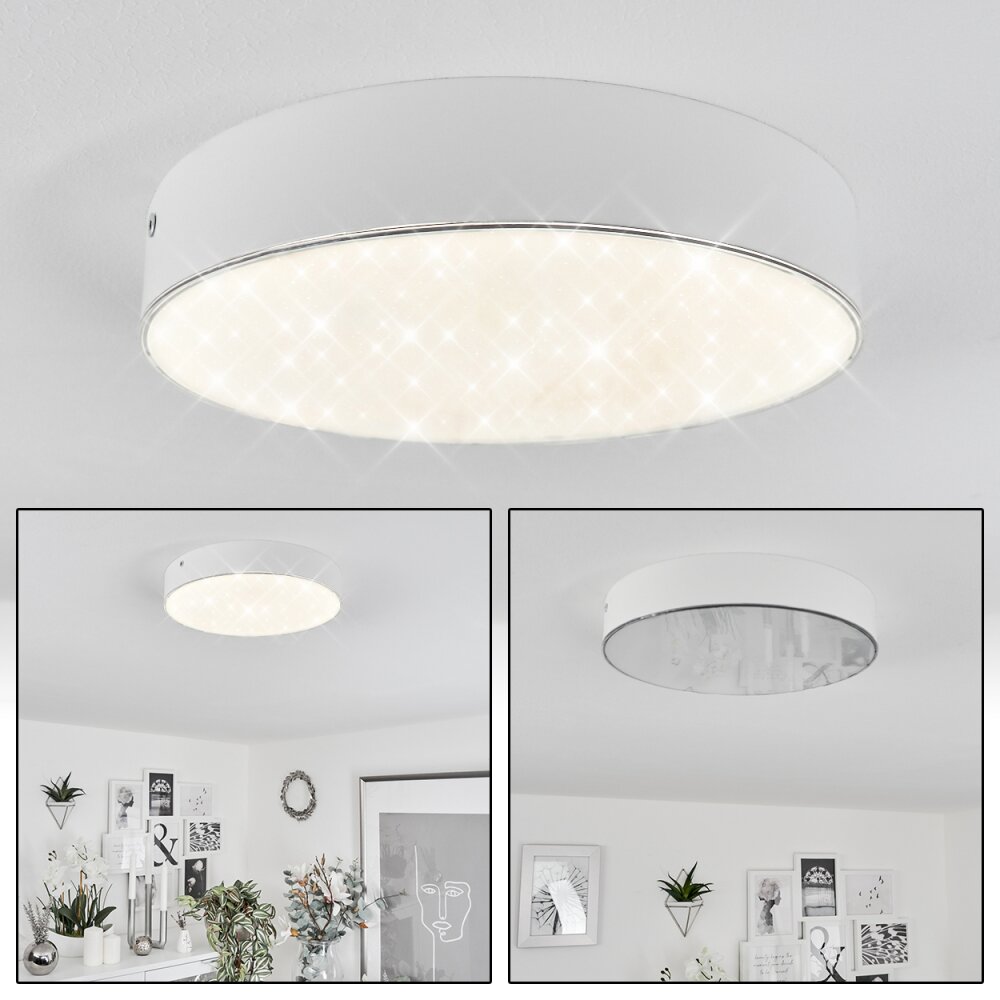 Plafonnier Mentque LED Blanc, 1 lumière main product photo