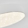 Plafonnier  Mentque LED Blanc, 1 lumière