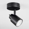 Plafonnier  Nestavel LED Noir, 1 lumière