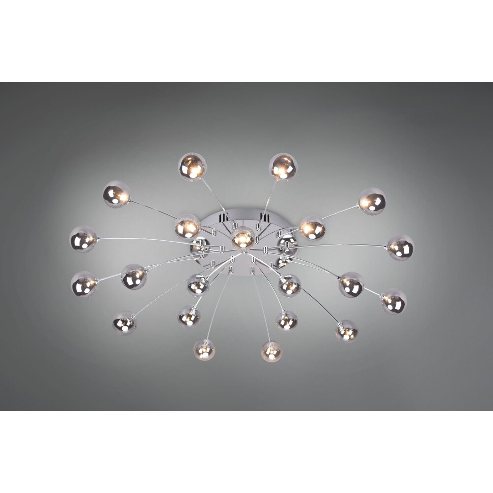 Plafonnier Trio Bullet LED Chrome, 21 lumières main product photo