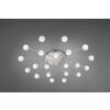 Plafonnier Trio Bullet LED Nickel mat, 21 lumières