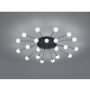 Plafonnier Trio Bullet LED Noir, 21 lumières