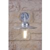 Applique Nordlux Luxembourg Acier inoxydable, Transparent, Zingué, 1 lumière
