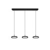 Suspension Trio Tray LED Noir, 3 lumières