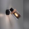Applique murale Leuchten-Direkt PASQUAL Noir, 1 lumière