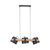 Suspension Leuchten-Direkt CUP Noir, 3 lumières