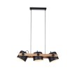 Suspension Leuchten-Direkt CUP Noir, 3 lumières