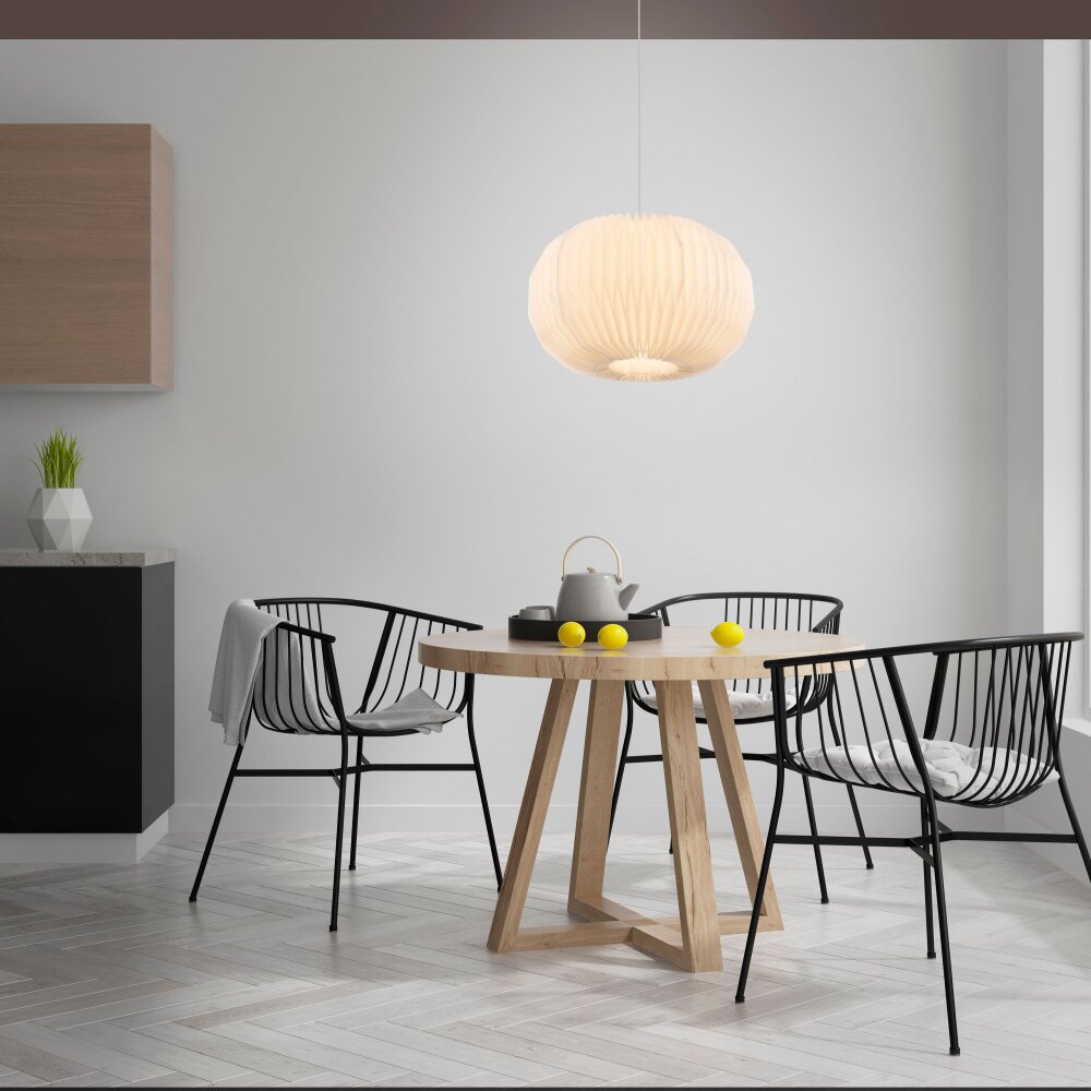 Suspension Leuchten-Direkt PAPEL Blanc, 1 lumière main product photo