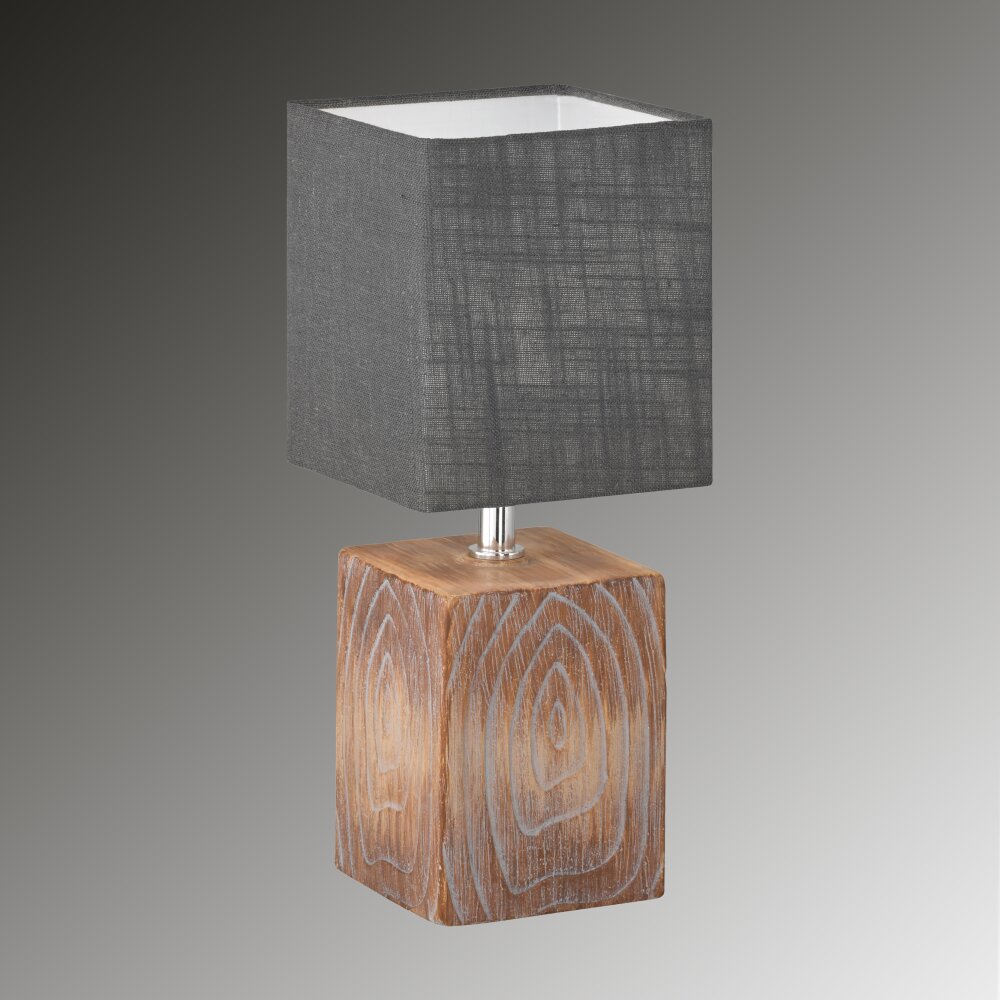 Lampe de table Fischer & Honsel Bronco Couleur bois, 1 lumière main product photo