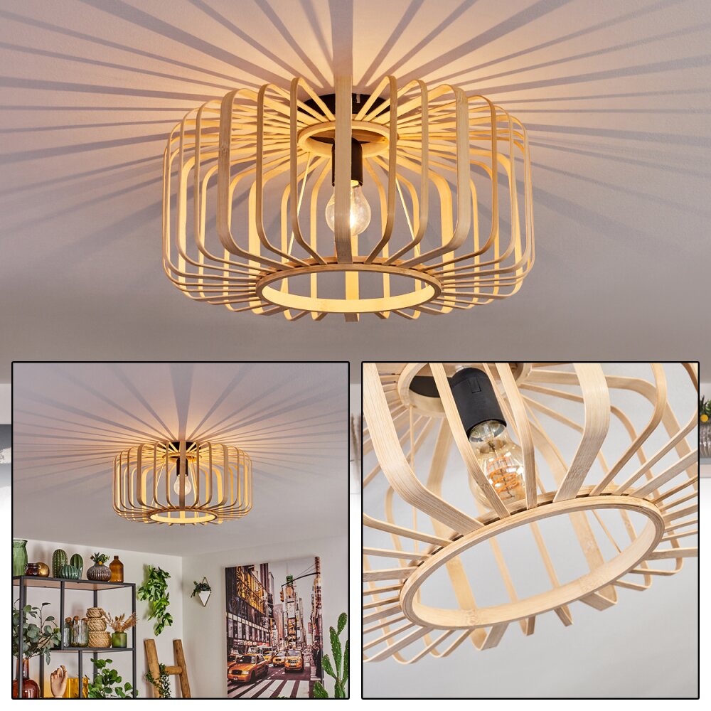 Plafonnier Oravi Bois clair, 1 lumière main product photo